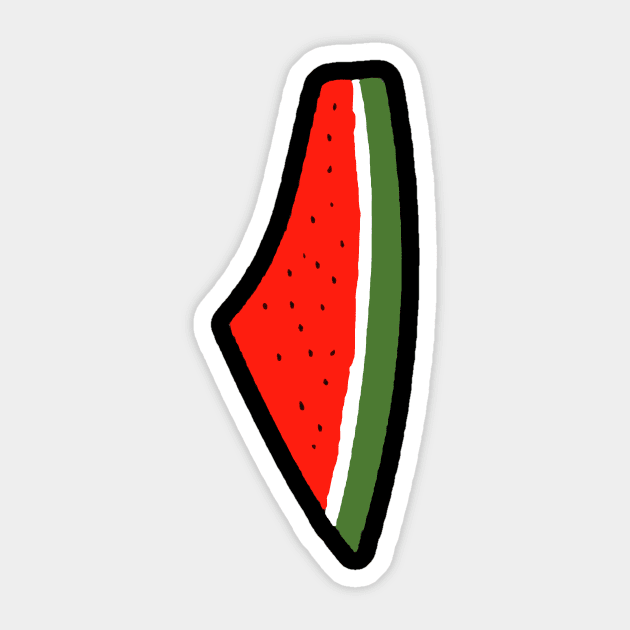 Palestine Flag Watermelon Sticker by Zimmermanr Liame